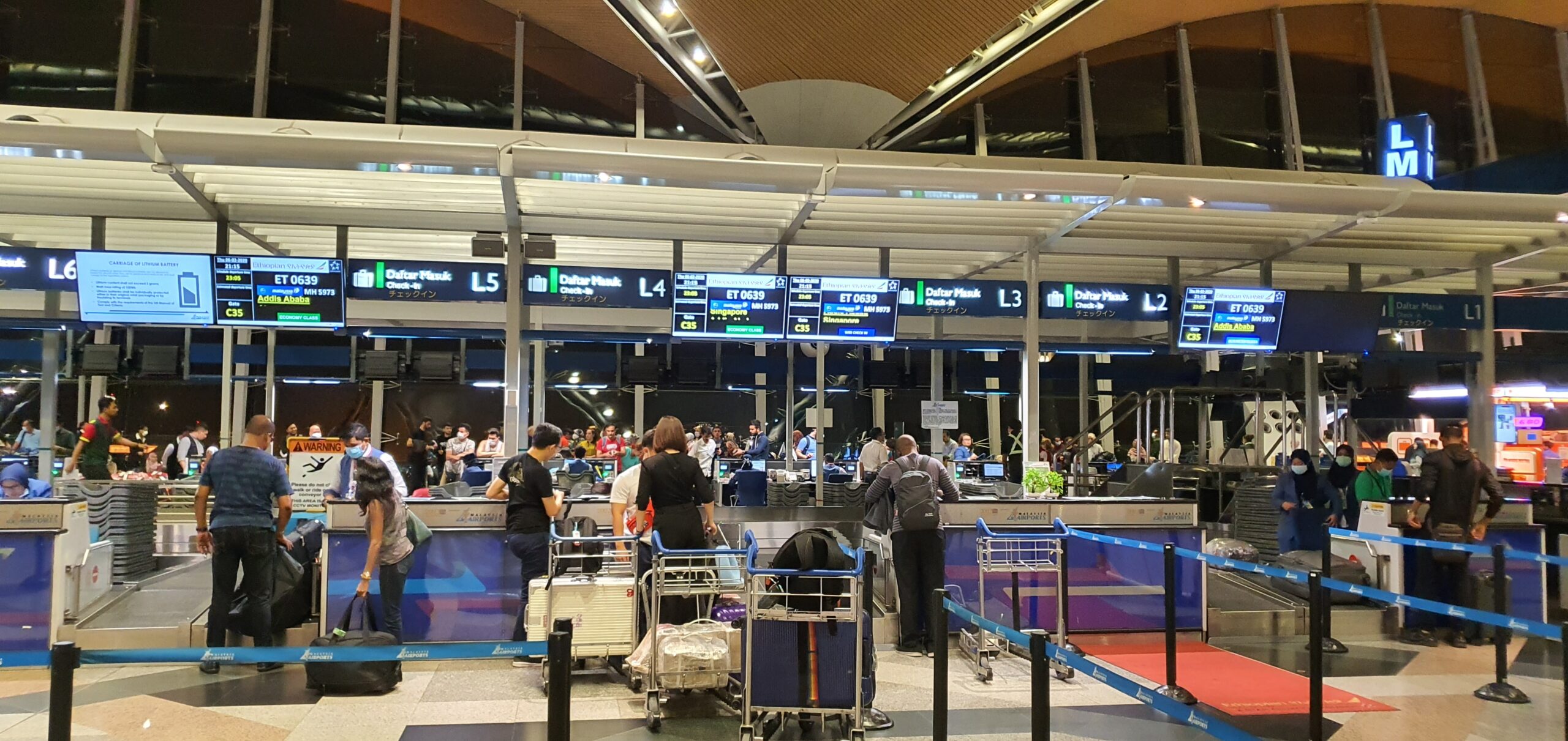 クアラルンプール国際空港　KLIA