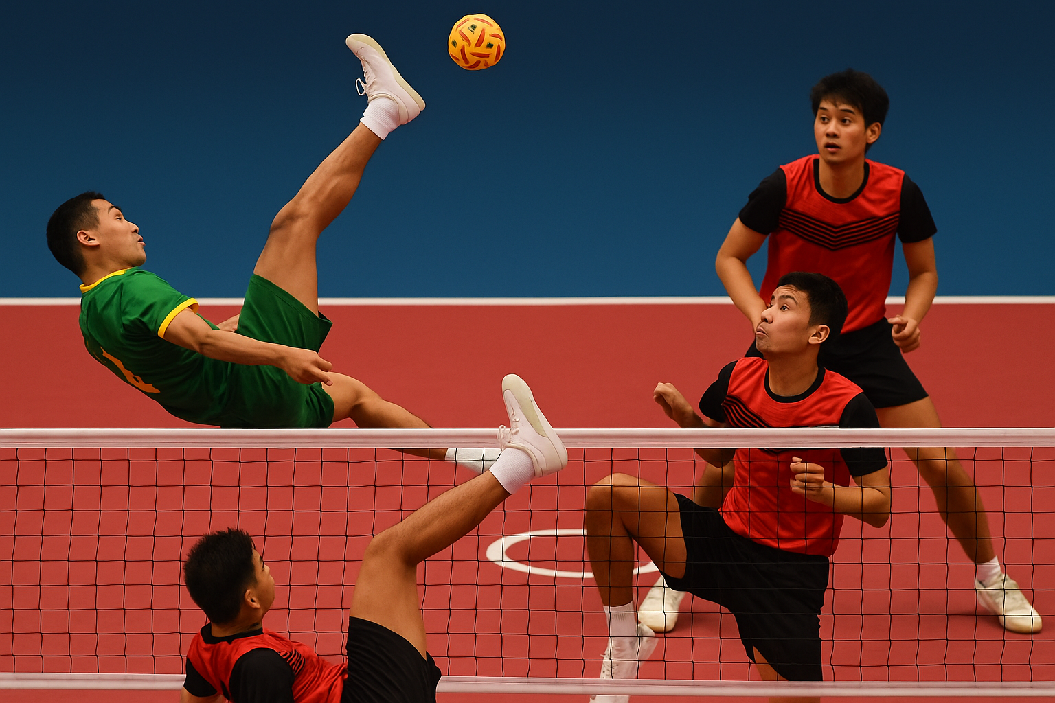 セパタクロー　Sepak　Takraw