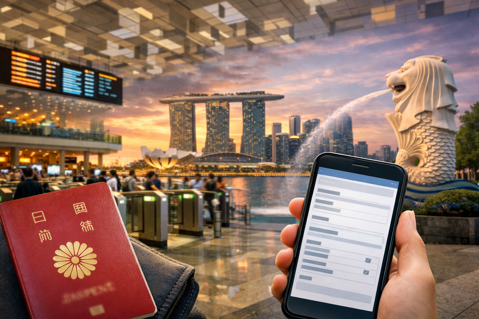 シンガポールアライバルカード